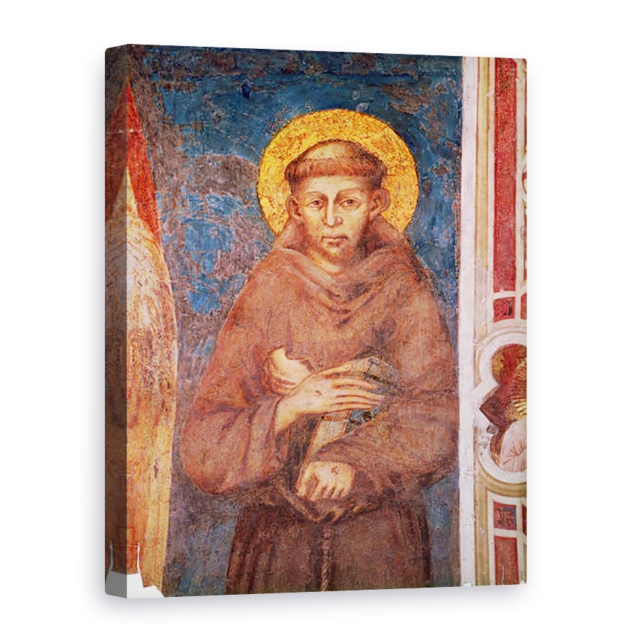 Tablou canvas - Cimabue - Sfantul Francisc fresca, 75 x 100 cm
