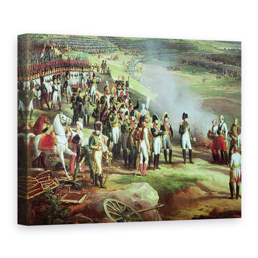 Tablou canvas - Charles Thevenin - Predarea lui Ulm, 20 octombrie 1805, detaliu al lui Napoleon, 75 x 100 cm