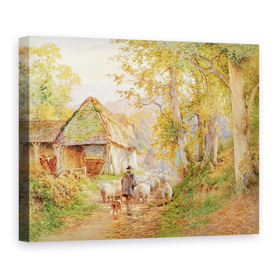 Tablou canvas - Charles James Adams - inapoi la Fold, 75 x 100 cm