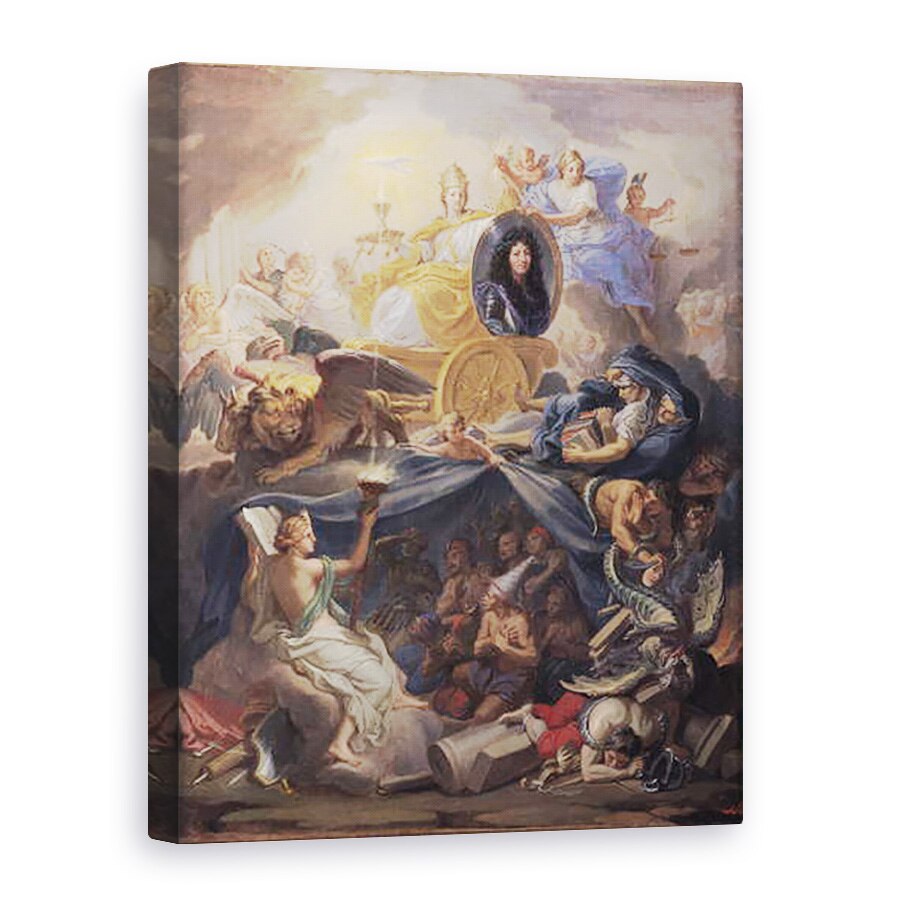 Tablou canvas - Charles Le Brun - Triumful religiei, 75 x 100 cm