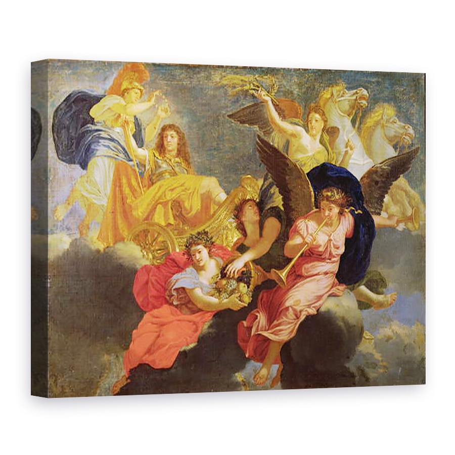 Tablou canvas - Charles Le Brun - Apoteoza regelui Ludovic al XIV-lea al Frantei, 75 x 100 cm