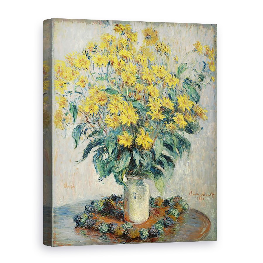 Tablou canvas - Claude Monet - Ierusalimul Flori, 50 x 70 cm