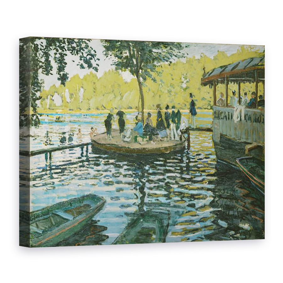 Tablou canvas - Claude Monet - La Grenouillere I, 75 x 100 cm