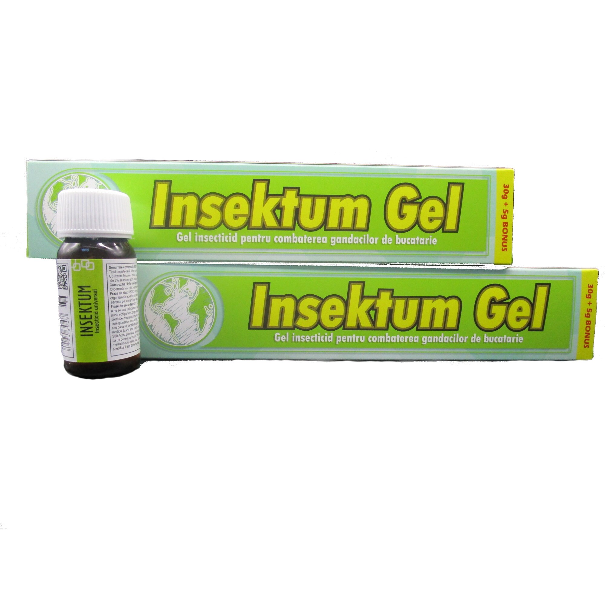Pachet dezinsectie, 2 bucati seringa gel Insektum 35gr + 1 bucata Insektum 50 ml