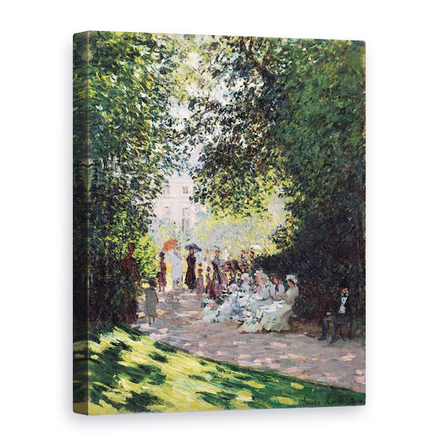 Tablou canvas - Claude Monet - Parc Monceau, 50 x 70 cm
