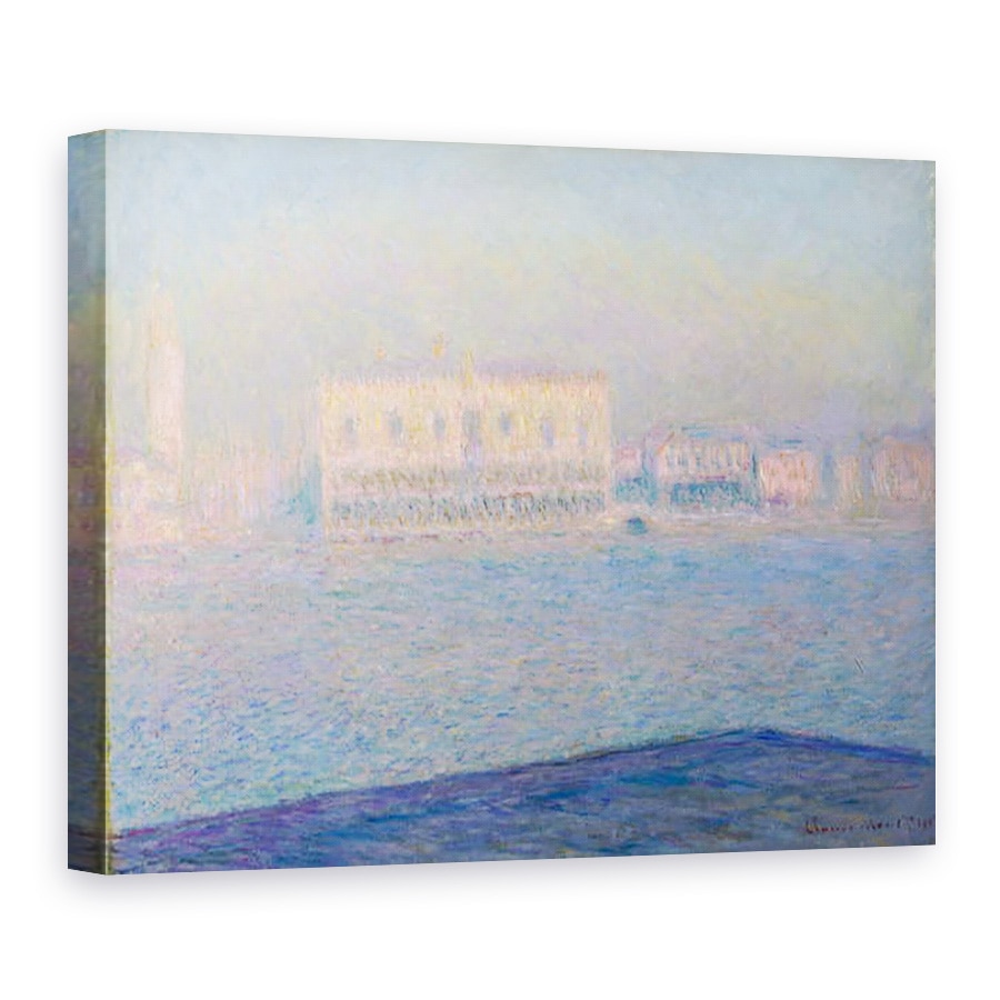 Tablou canvas - Claude Monet - Palatul Dogilor vazut din San Giorgio Maggiore, 50 x 70 cm