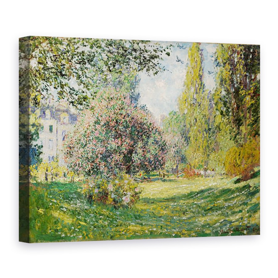 Tablou canvas - Claude Monet - Peisaj, Parc Monceau, 50 x 70 cm