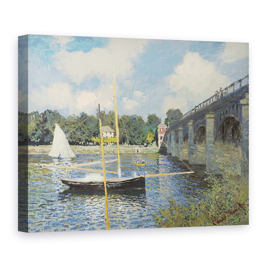 Tablou canvas - Claude Monet - Podul de la Argenteuil I, 50 x 70 cm
