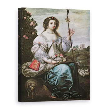 Tablou canvas - Claude Deruet - Julie dAngennes 1607-71 ca Astree, 50 x 70 cm Tablou canvas - Claude Deruet - Julie dAngennes 1607-71 ca Astree, 50 x 70 cm
