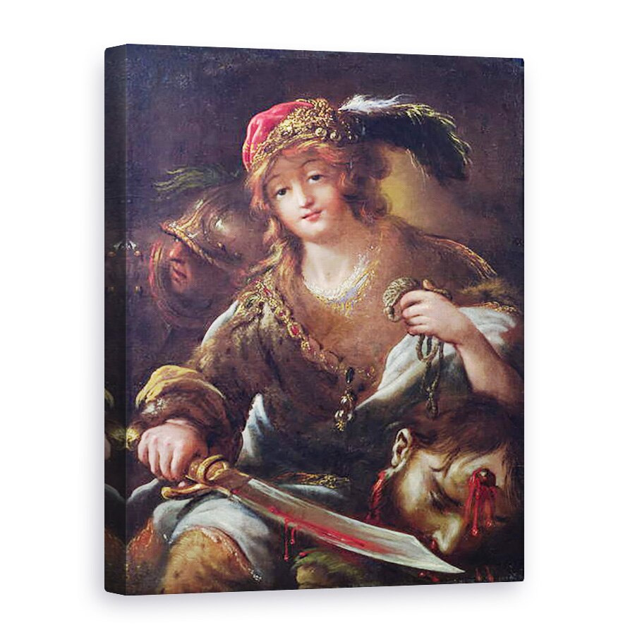 Tablou canvas - Claude Vignon - David cu capul lui Goliat, 50 x 70 cm