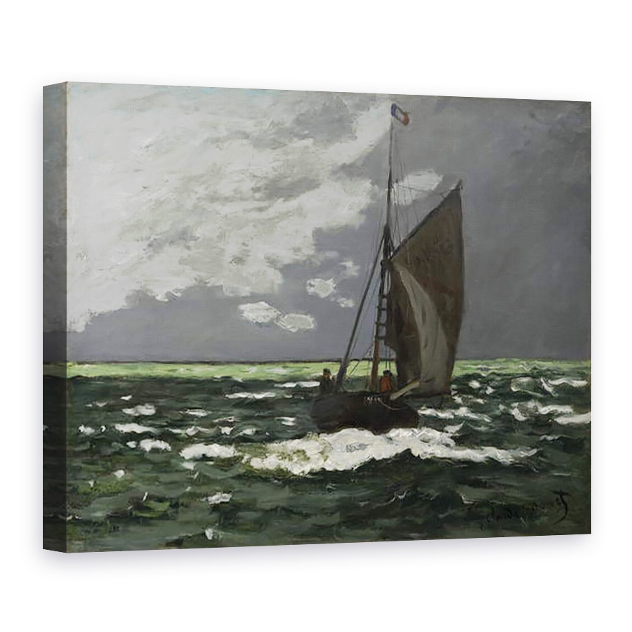 Tablou canvas - Claude Monet - Seascape, Furtuna, 50 x 70 cm