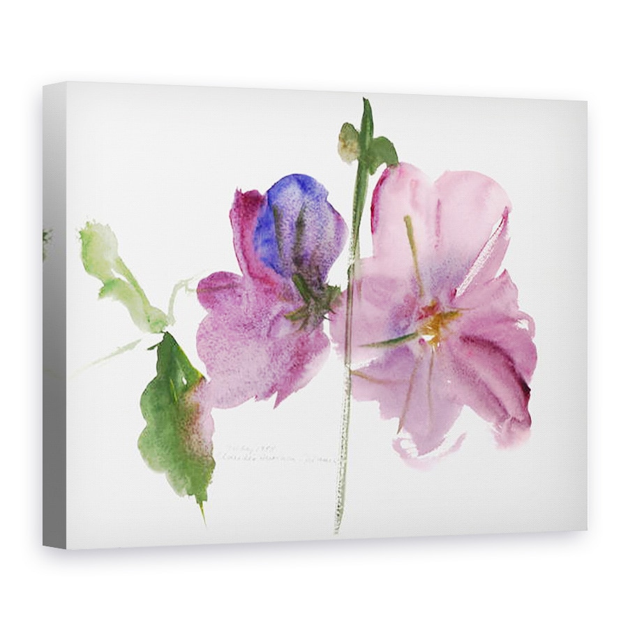 Tablou canvas - Claudia Hutchins-Puechavy - Hollyhocks I, 75 x 100 cm