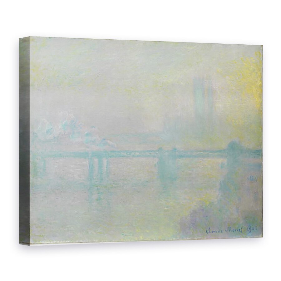 Tablou canvas - Claude Monet - Charing Cross Bridge, Londra, 75 x 100 cm