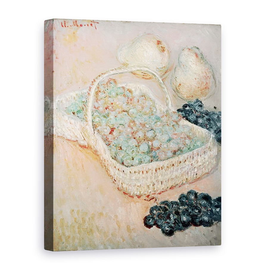Tablou canvas - Claude Monet - Cosul cu Struguri, 50 x 70 cm