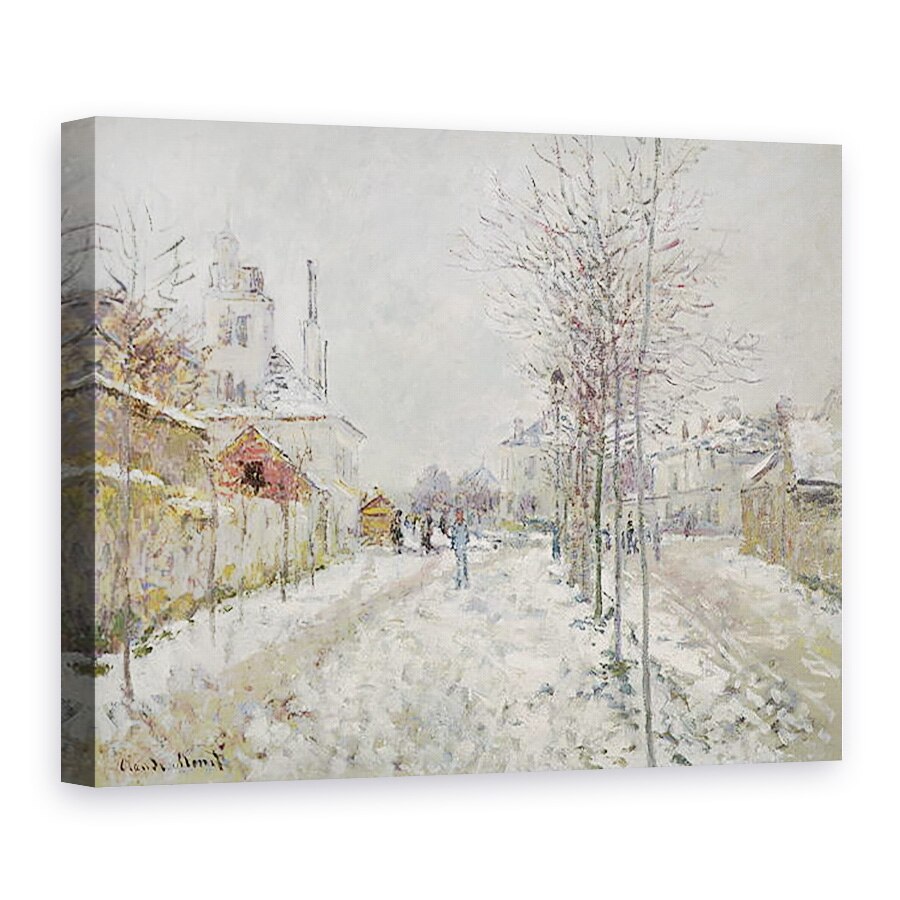 Tablou canvas - Claude Monet - Efect de zapada, 75 x 100 cm
