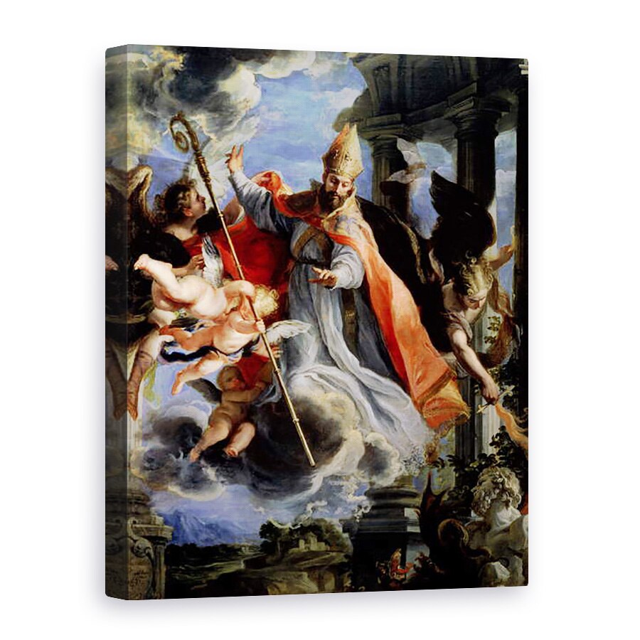 Tablou canvas - Claudio Coello - Triumful Sfantului Augustin 354-430 1664, 50 x 70 cm