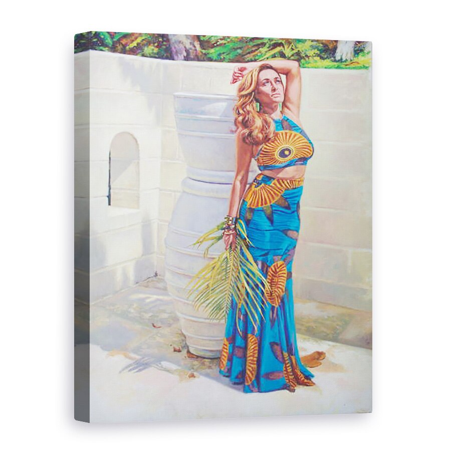 Tablou canvas - Colin Bootman - Doamna in Albastru, 2018, 50 x 70 cm