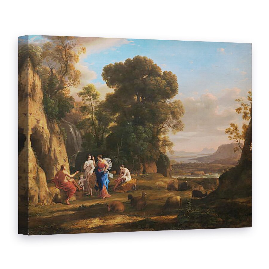 Tablou canvas - Claude Lorrain - Judecata de la Paris, 50 x 70 cm