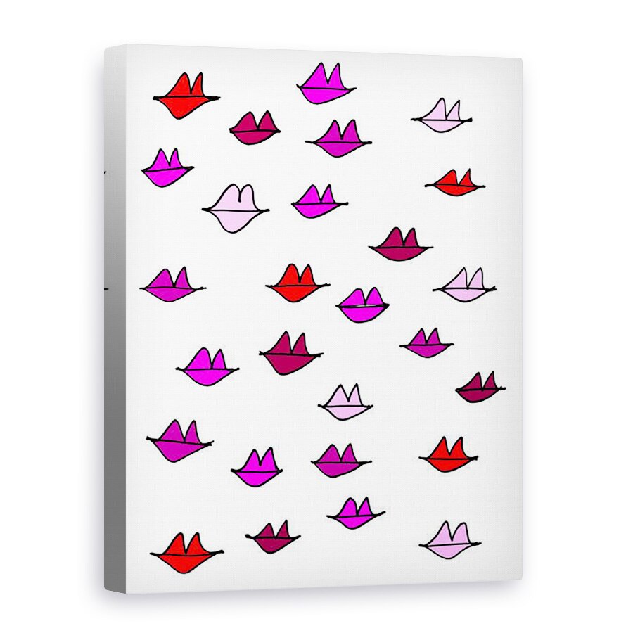 Tablou canvas - Daisy de Villeneuve - Buzele, 60 x 80 cm