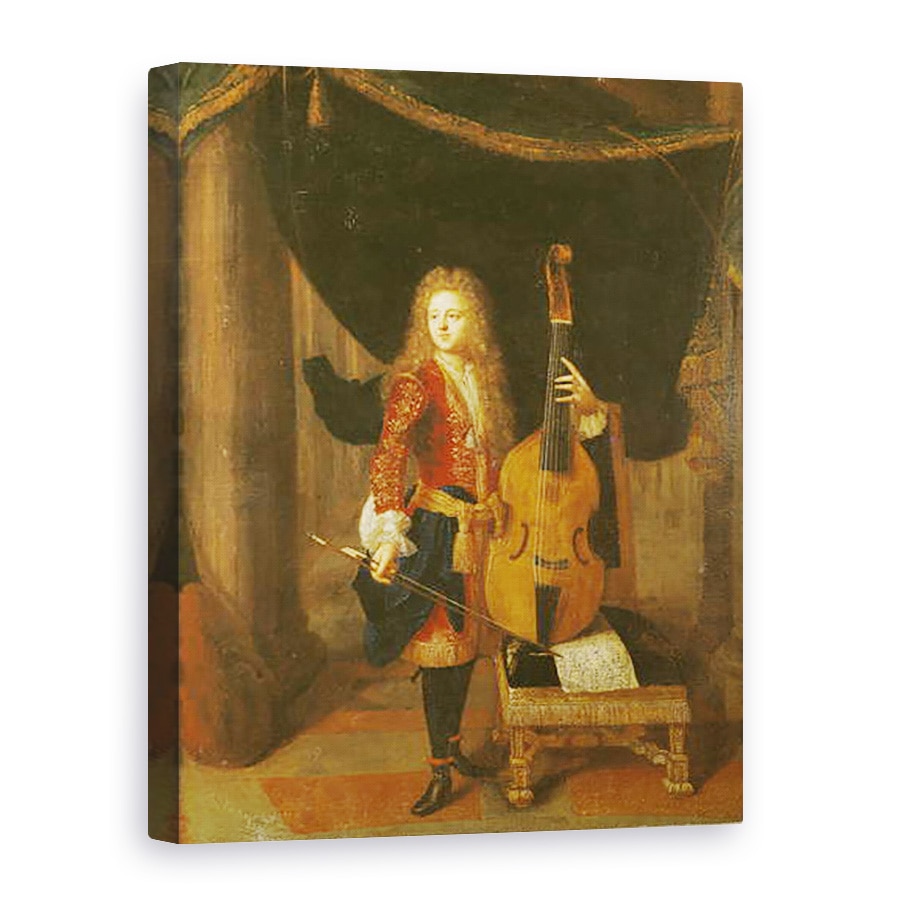 Tablou canvas - Constantin Netscher - Portretul lui Johann Schenck 1660-1712, 60 x 80 cm