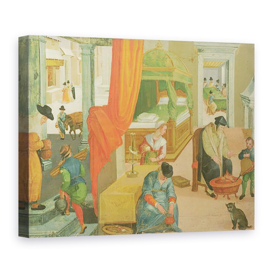 Tablou canvas - Cristoforo Rustici - Ianuarie, 60 x 80 cm