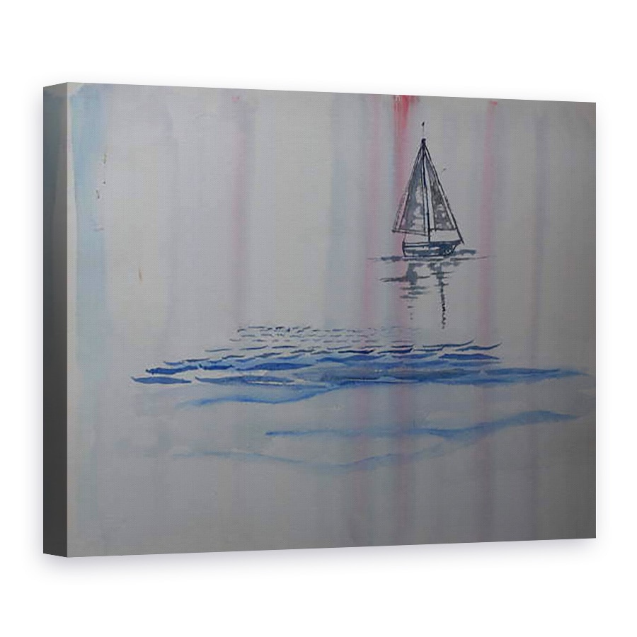 Tablou canvas - Cosima Duggal - barca fantoma, 50 x 70 cm