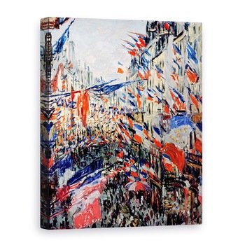 Tablou canvas - Claude Monet - Rue Saint-Denis, Sarbatoarea 30 iunie, 50 x 70 cm Tablou canvas - Claude Monet - Rue Saint-Denis, Sarbatoarea 30 iunie, 50 x 70 cm