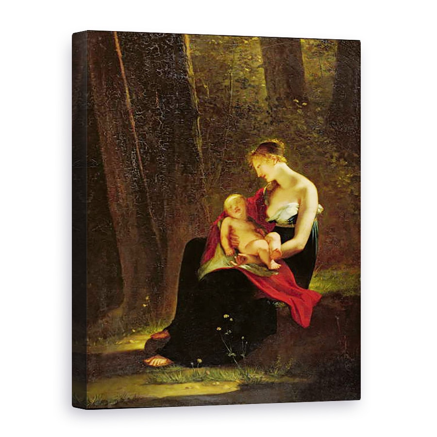 Tablou canvas - Constance Marie Mayer-Lamartiniere - Mama Fericita, 60 x 80 cm