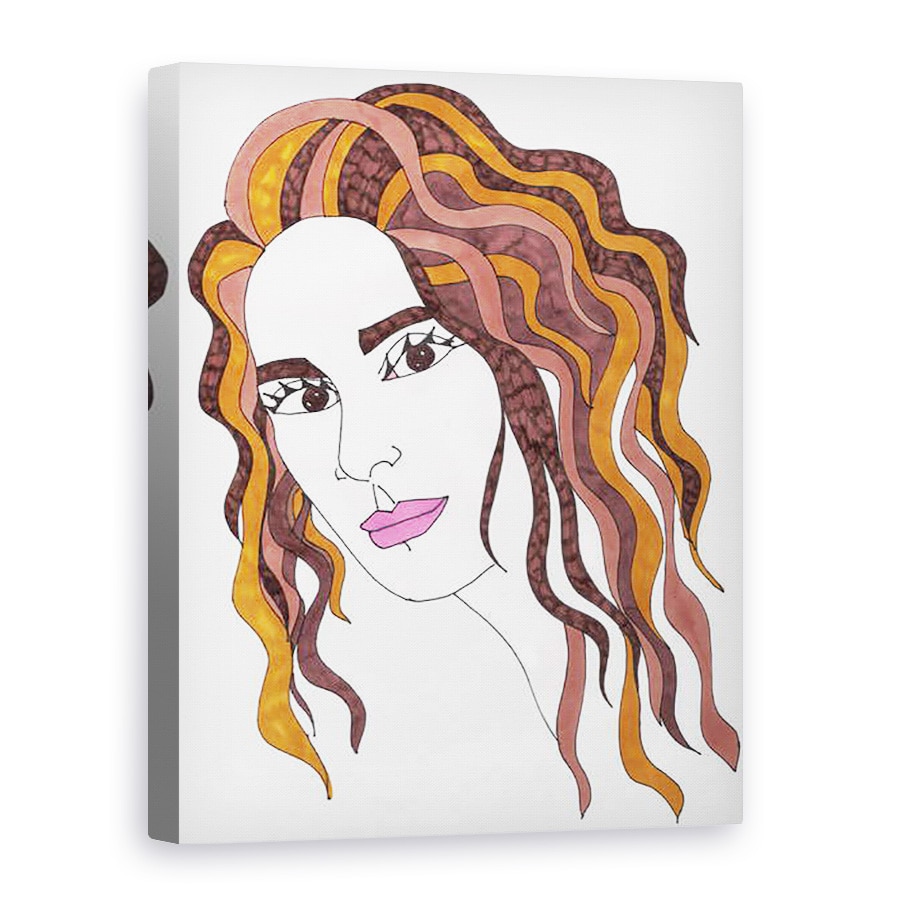 Tablou canvas - Daisy de Villeneuve - Ochii caprui, 75 x 100 cm