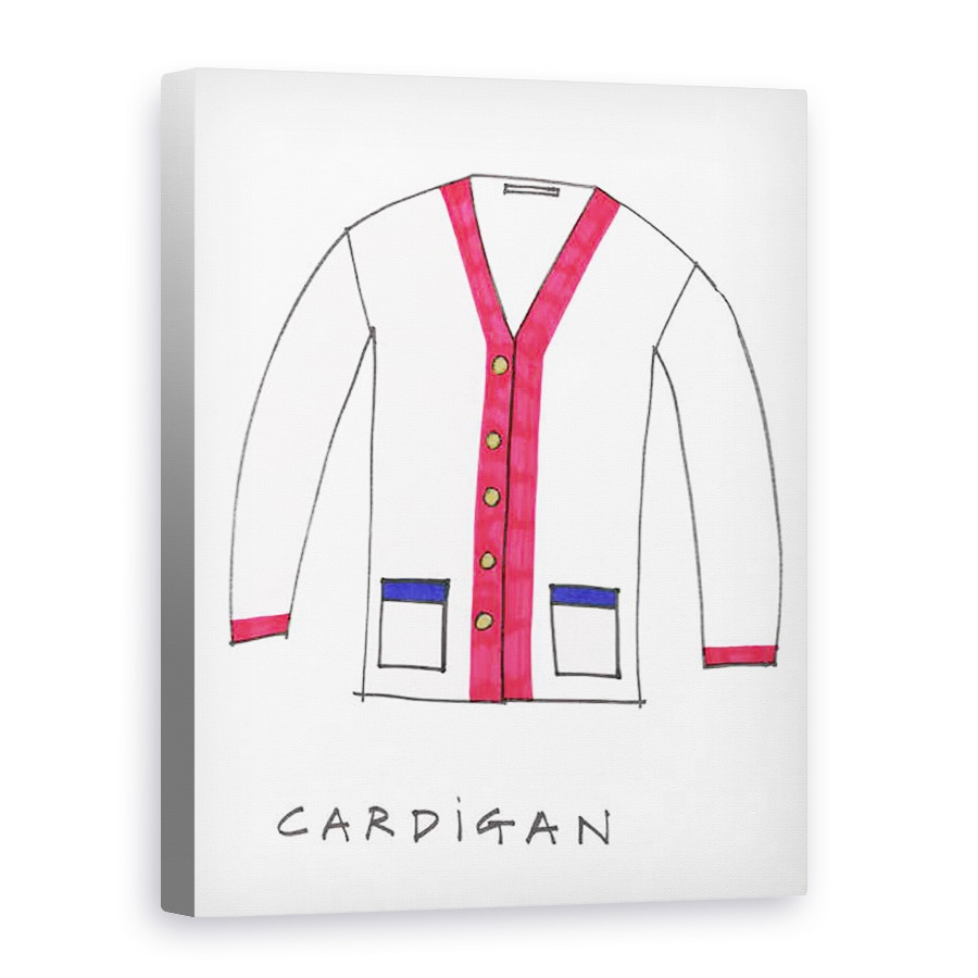Tablou canvas - Daisy de Villeneuve - Cardigan, 50 x 70 cm