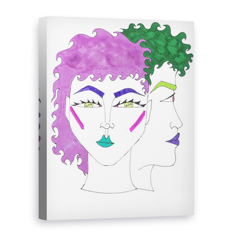 Tablou canvas - Daisy de Villeneuve - Fetele, 75 x 100 cm