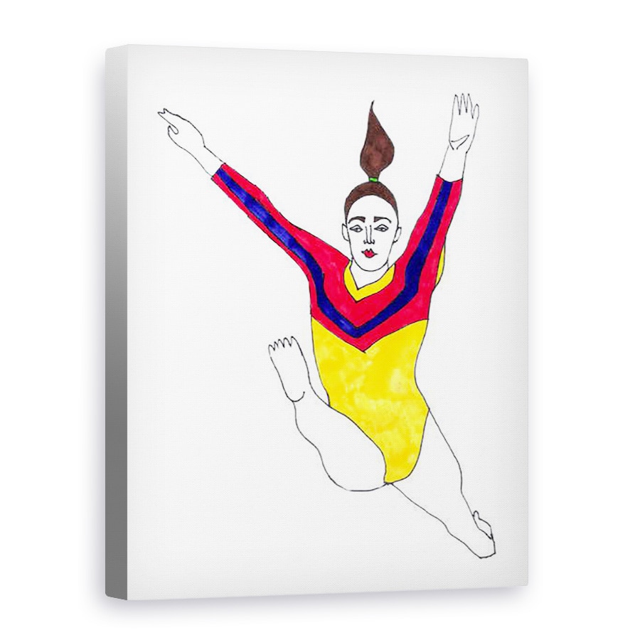 Tablou canvas - Daisy de Villeneuve - Gymnast, 75 x 100 cm