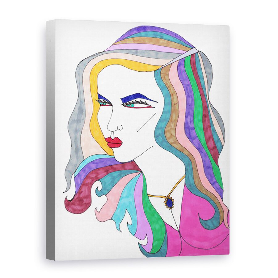 Tablou canvas - Daisy de Villeneuve - Privire laterala, 75 x 100 cm