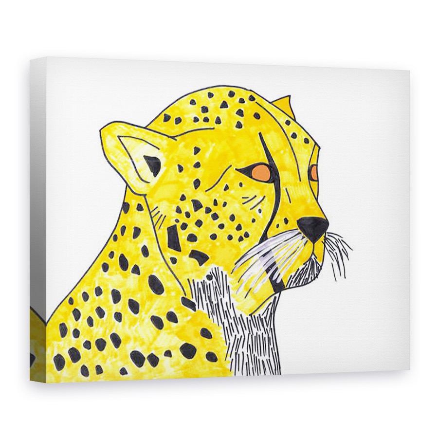 Tablou canvas - Daisy de Villeneuve - Cheetah, 75 x 100 cm