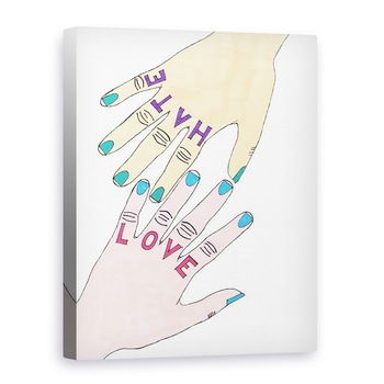 Tablou canvas - Daisy de Villeneuve - Dragoste Ura, 50 x 70 cm Tablou canvas - Daisy de Villeneuve - Dragoste Ura, 50 x 70 cm