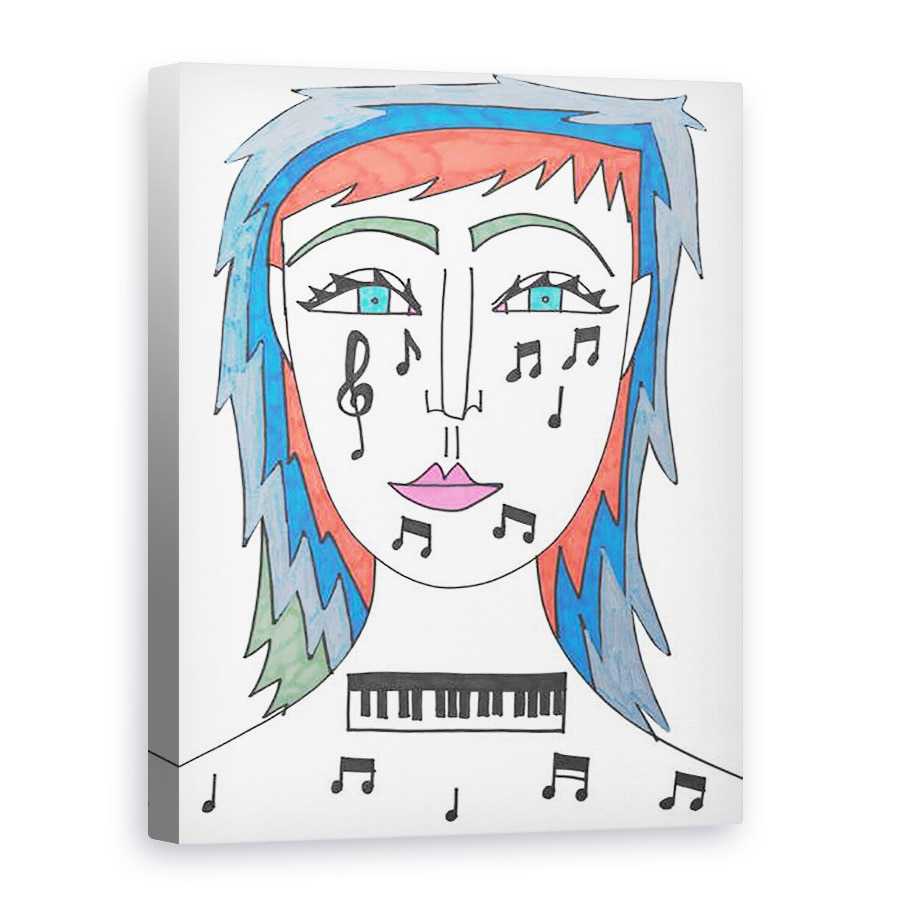 Tablou canvas - Daisy de Villeneuve - Music, 75 x 100 cm