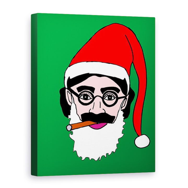 Daisy de Villeneuve - Groucho Marx Christmas, Vászonkép, 50 x 70 cm