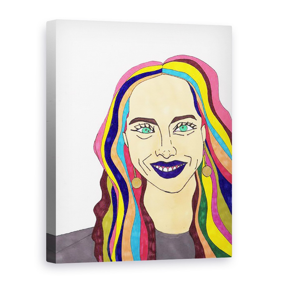 Tablou canvas - Daisy de Villeneuve - Par colorat, 75 x 100 cm
