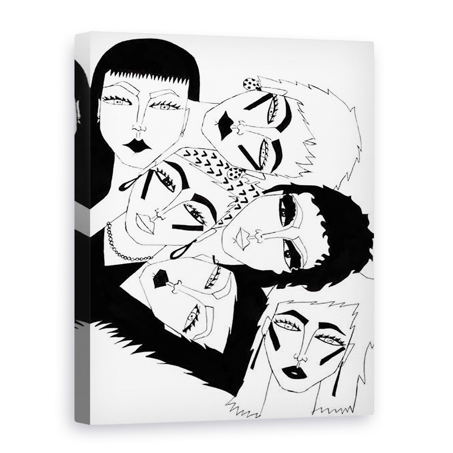 Tablou canvas - Daisy de Villeneuve - Fete, 75 x 100 cm