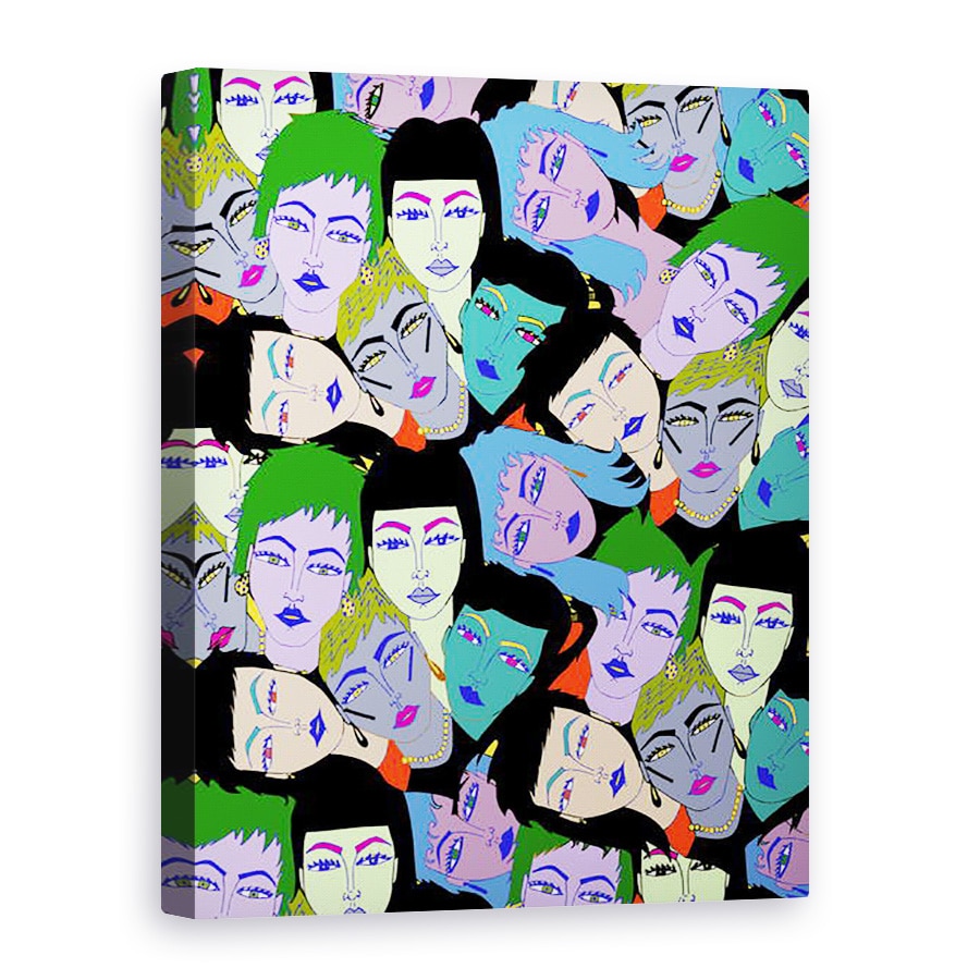 Tablou canvas - Daisy de Villeneuve - Fete repetate, 75 x 100 cm