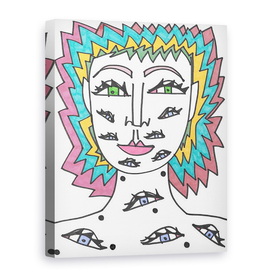 Tablou canvas - Daisy de Villeneuve - Ochi II, 75 x 100 cm