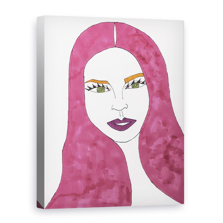 Tablou canvas - Daisy de Villeneuve - Par lung si rosu, 75 x 100 cm