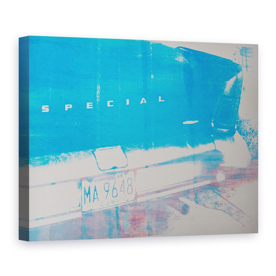 Tablou canvas - David Studwell - Masina albastra, 75 x 100 cm