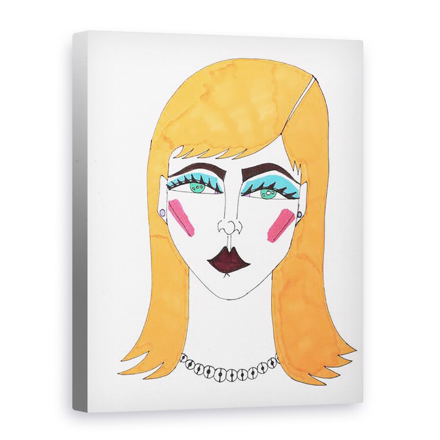 Tablou canvas - Daisy de Villeneuve - Blonde Girl, 50 x 70 cm