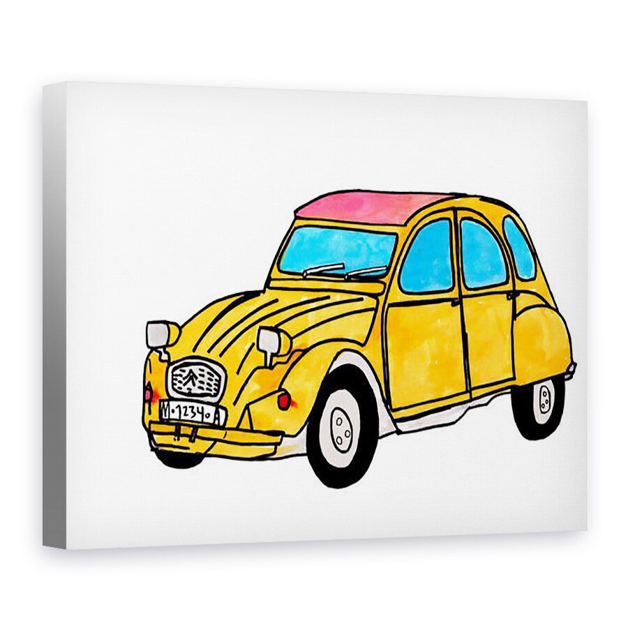 Tablou canvas - Daisy de Villeneuve - Citroen, 75 x 100 cm