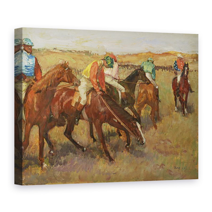 Tablou canvas - Edgar Degas - inainte de cursa, 50 x 70 cm