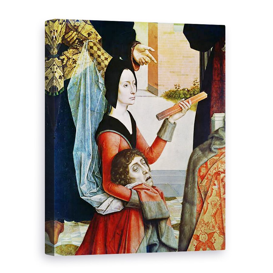 Tablou canvas - Dirck Bouts - Justitia imparatului Otto, Proces de Foc, 75 x 100 cm