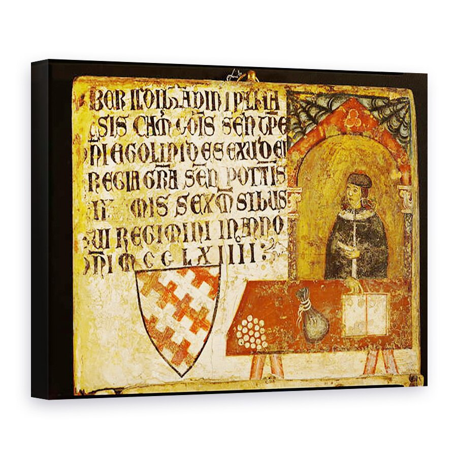 Tablou canvas - Dietisalvi de Speme - Cardinalul Ildebrandino Paglieresi la biroul lui, 50 x 70 cm