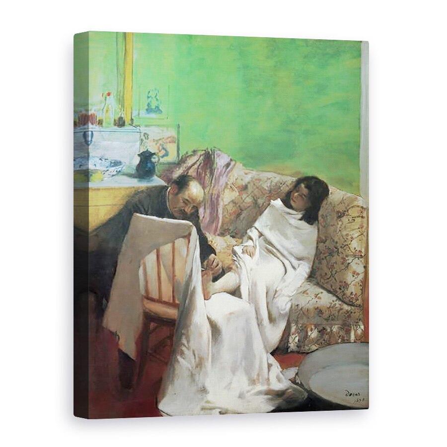 Tablou canvas - Edgar Degas - Pedichiura, 50 x 70 cm