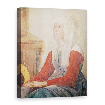 Tablou canvas - Domenico Ghirlandaio - Detaliu al unei femei din Moartea Sf. Fina, 60 x 80 cm Tablou canvas - Domenico Ghirlandaio - Detaliu al unei femei din Moartea Sf. Fina, 60 x 80 cm